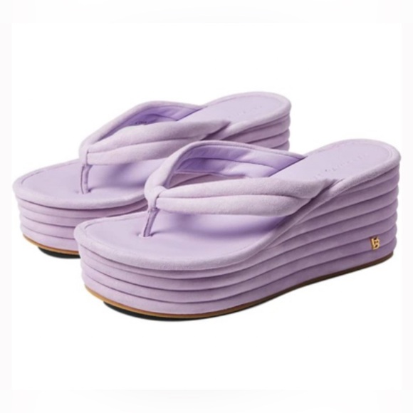 Veronica Beard Flip Flops Purple - Picture 1 of 10